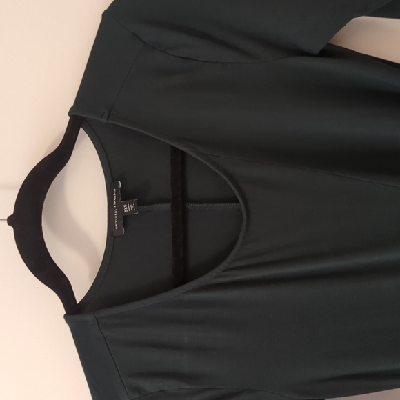 Universal Standard green side tie dress 3XS - Picture 2 of 7